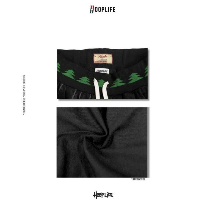 Hooplife " RAIN FOREST " Retro Shorts - Image 7