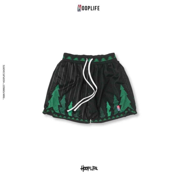 Hooplife " RAIN FOREST " Retro Shorts