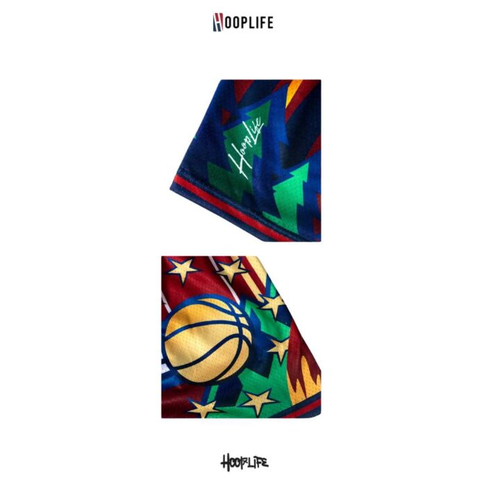 Hooplife " Red Dynasty " Mesh Shorts - Image 5