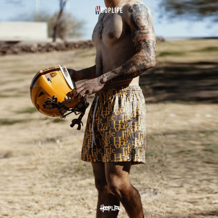 HoopLife " Muggle " Monogram Mesh Shorts - Image 8