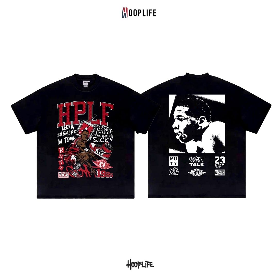 HoopLife Black Cat Tee Baller Lifestyle Basketball Clothing Brand 
