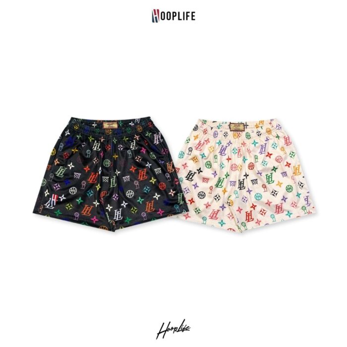 HoopLife " Monogram 2.0 " Mesh Shorts