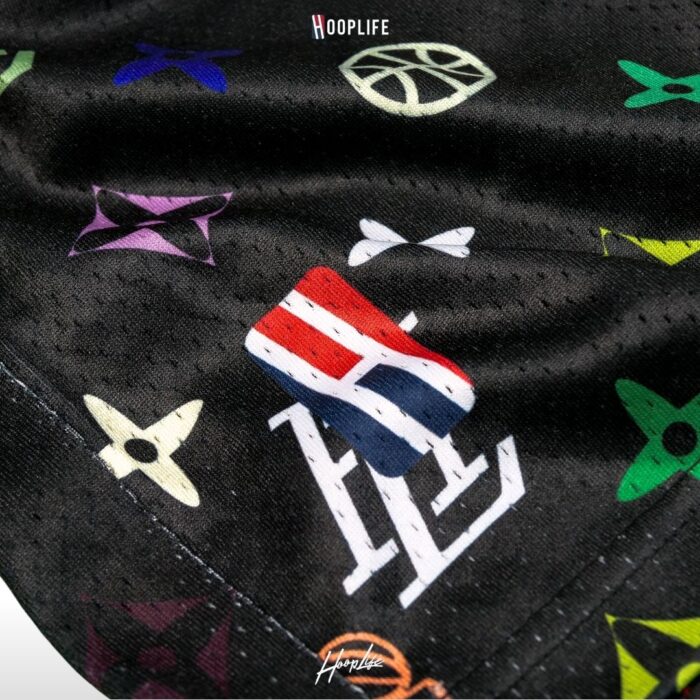 HoopLife " Monogram 2.0 " Mesh Shorts - Image 8